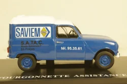 Renault R4 Fourgonette Van ASSISTANCE SAVIEM 1967, Hachette 1:43