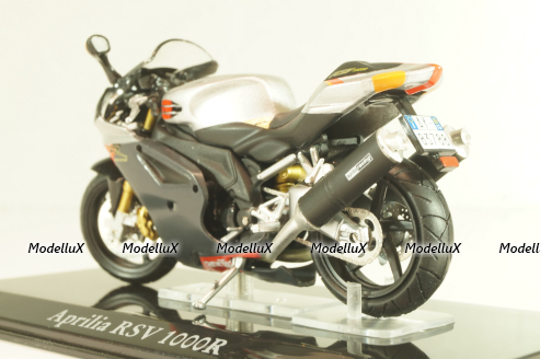 Aprilia RSV 1000R, grey, 4110103, Superbikes Atlas 1:24 Уценка!
