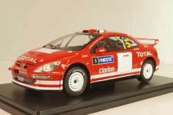 Peugeot 307 WRC #5 Winner Rallye Finnland 2004, Grönholm/Rautiainen, WRC Collection, Hachette, 1:24 Уценка!