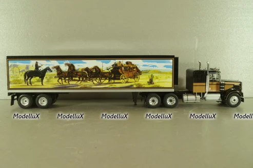 Kenworth W925 with semi-trailer "Smokey and the Bandit" 1977, black, W83431001, Werk83 1:43