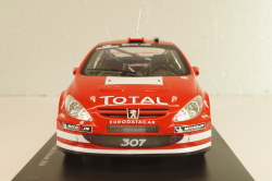 Peugeot 307 WRC #5 Winner Rallye Finnland 2004, Grönholm/Rautiainen, WRC Collection, Hachette, 1:24 Уценка!