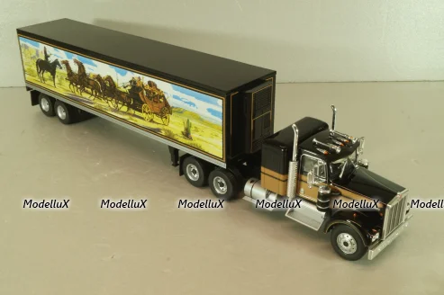 Kenworth W925 with semi-trailer "Smokey and the Bandit" 1977, black, W83431001, Werk83 1:43