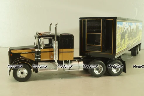 Kenworth W925 with semi-trailer "Smokey and the Bandit" 1977, black, W83431001, Werk83 1:43