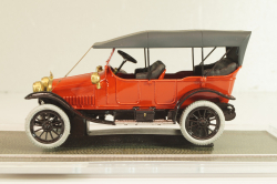 Руссо-Балт К12-20 VIII серии 1913, красный, Студия Колесо 1:43