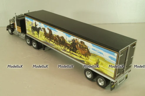 Kenworth W925 with semi-trailer "Smokey and the Bandit" 1977, black, W83431001, Werk83 1:43