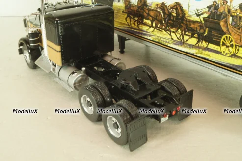 Kenworth W925 with semi-trailer "Smokey and the Bandit" 1977, black, W83431001, Werk83 1:43
