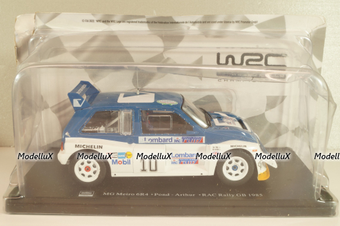 MG Metro 6R4 #10 RAC Rally GB 1985, Pond/Arthur, WRC Collection, Hachette 1:24