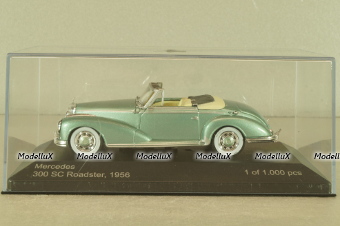Mercedes-Benz 300 (W188) SC Roadster 1956, light green, WhiteBox 1:43