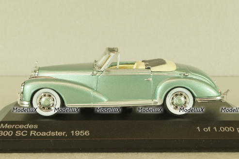 Mercedes-Benz 300 (W188) SC Roadster 1956, light green, WhiteBox 1:43