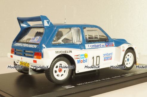 MG Metro 6R4 #10 RAC Rally GB 1985, Pond/Arthur, WRC Collection, Hachette 1:24