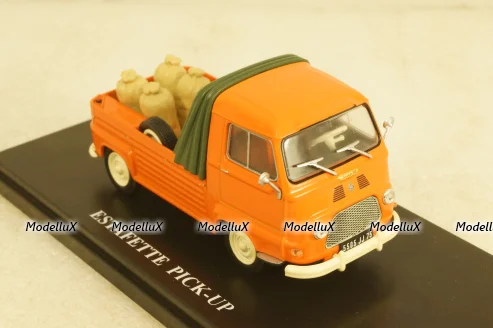 Renault Estafette Pick-Up 1960, orange green, Hachette 1:43