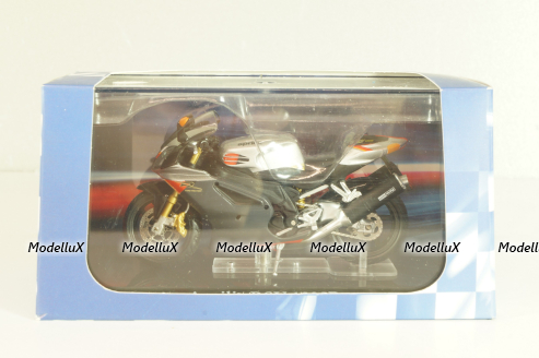 Aprilia RSV 1000R, grey, 4110103, Superbikes Atlas 1:24 Уценка!
