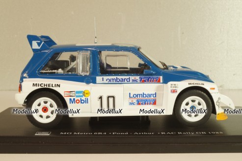 MG Metro 6R4 #10 RAC Rally GB 1985, Pond/Arthur, WRC Collection, Hachette 1:24