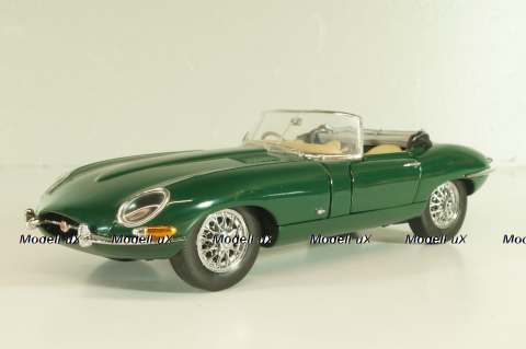 Jaguar E-Type Cabriolet 1961, green, Franklin Mint 1:24
