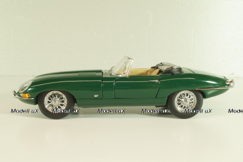 Jaguar E-Type Cabriolet 1961, green, Franklin Mint 1:24