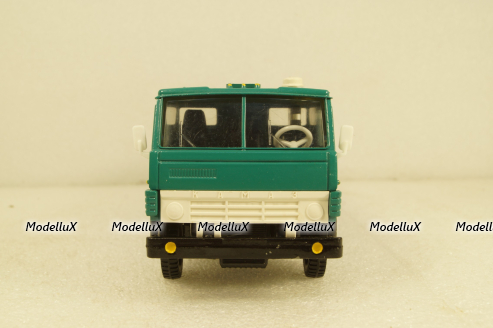 Камаз-53212, бортовой, зеленый/синий, Арек 1:43