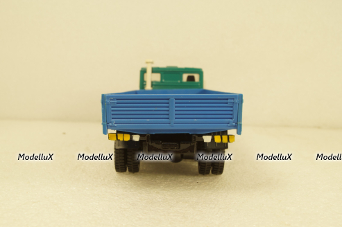 Камаз-53212, бортовой, зеленый/синий, Арек 1:43