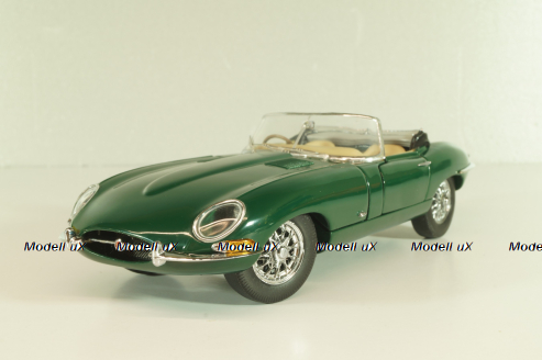 Jaguar E-Type Cabriolet 1961, green, Franklin Mint 1:24