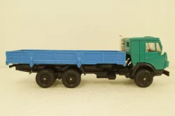 Камаз-53212, бортовой, зеленый/синий, Арек 1:43