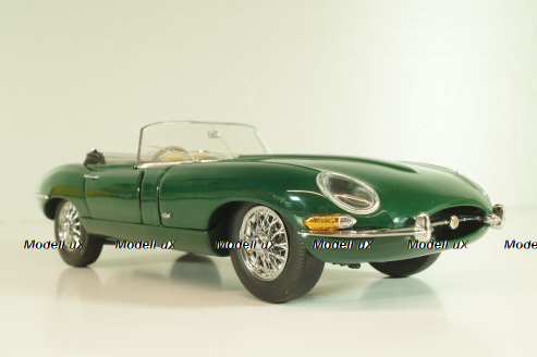 Jaguar E-Type Cabriolet 1961, green, Franklin Mint 1:24