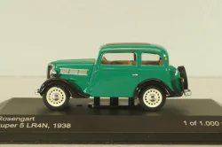 Rosengart Super 5 LR4N 1938, green, WhiteBox 1:43
