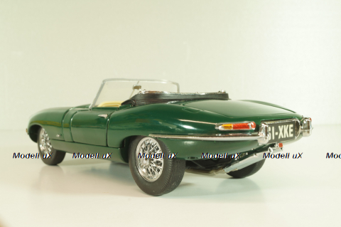 Jaguar E-Type Cabriolet 1961, green, Franklin Mint 1:24