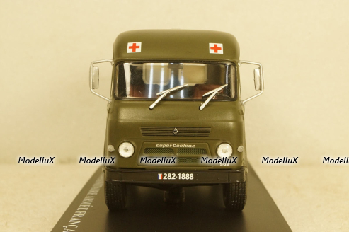 Renault SG2 2E 4x4 Van Sanitaire Ambulance 1968, Hachette 1:43