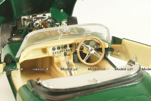 Jaguar E-Type Cabriolet 1961, green, Franklin Mint 1:24