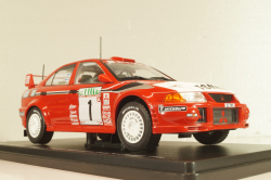 Mitsubishi Lancer EVO VI, #1 Rally New Zealand 1999, Makinen/Mannisenmaki, red, G113U014, WRC Collection, Hachette 1:24