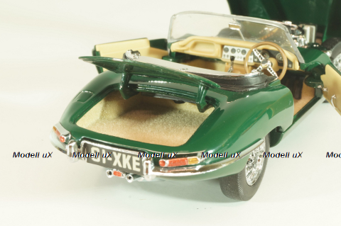 Jaguar E-Type Cabriolet 1961, green, Franklin Mint 1:24