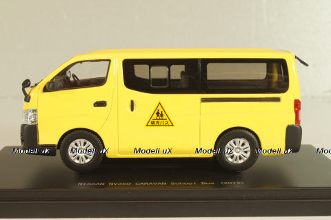 Nissan NV350 Caravan School bus 2012 light/yellow, 45597, Ebbro 1:43