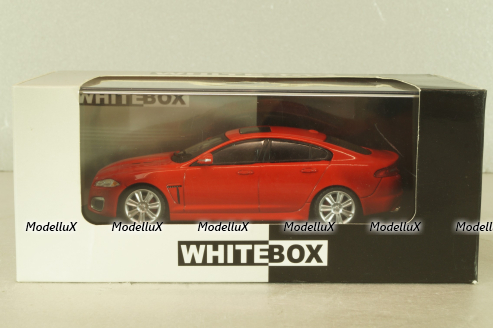 Jaguar XFR 2010, red, 322640, WhiteBox 1:43