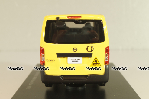 Nissan NV350 Caravan School bus 2012 light/yellow, 45597, Ebbro 1:43