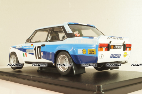 Fiat 131 Abarth #10, Rally Monye Carlo 1980, Rohfl/Geistdorfer, WRC Collection, Hachette, 1:24