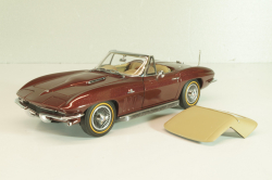 Chevrolet Corvette (C2) Convertible 1965, maroon, Danbury Mint 1:24