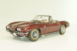 Chevrolet Corvette (C2) Convertible 1965, maroon, Danbury Mint 1:24