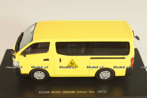 Nissan NV350 Caravan School bus 2012 light/yellow, 45597, Ebbro 1:43