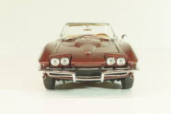 Chevrolet Corvette (C2) Convertible 1965, maroon, Danbury Mint 1:24