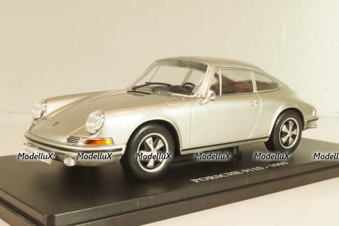 Porsche 911 S 1969, silver, Hachette 1:24 Уценка!
