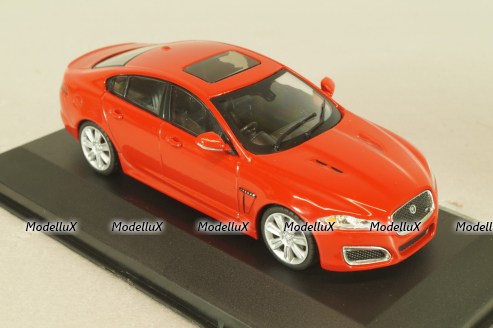 Jaguar XFR 2010, red, 322640, WhiteBox 1:43