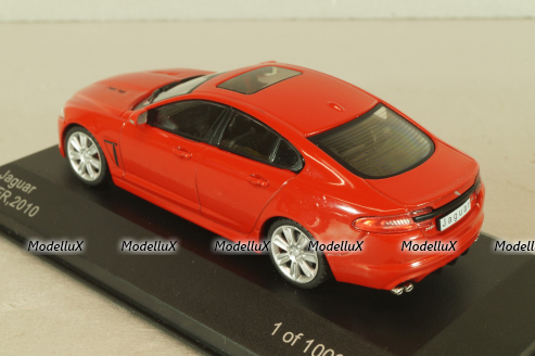Jaguar XFR 2010, red, 322640, WhiteBox 1:43