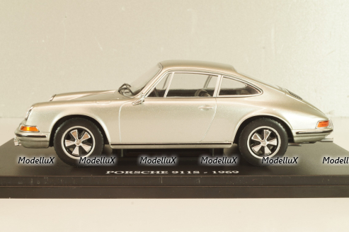 Porsche 911 S 1969, silver, Hachette 1:24 Уценка!