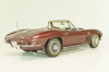 Chevrolet Corvette (C2) Convertible 1965, maroon, Danbury Mint 1:24