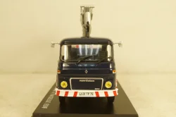 Saviem SG4 R35 EDF Truck Grane GRU Elevatore, blue, 1969, Hachette 1:43