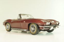 Chevrolet Corvette (C2) Convertible 1965, maroon, Danbury Mint 1:24