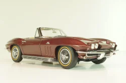 Chevrolet Corvette (C2) Convertible 1965, maroon, Danbury Mint 1:24