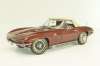 Chevrolet Corvette (C2) Convertible 1965, maroon, Danbury Mint 1:24