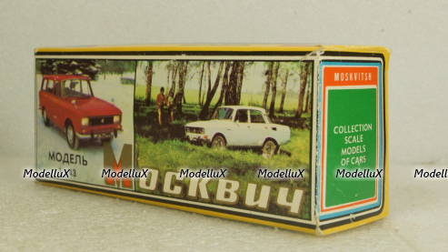 Москвич-412 Такси, февраль 89г., Тантал/Радон  1:43