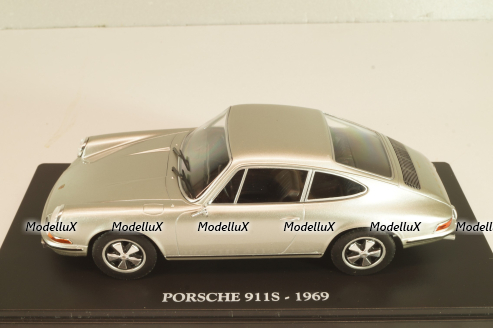 Porsche 911 S 1969, silver, Hachette 1:24 Уценка!