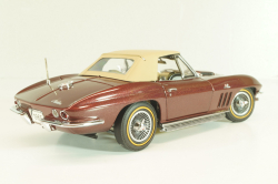 Chevrolet Corvette (C2) Convertible 1965, maroon, Danbury Mint 1:24